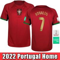 xzx 180305   2023/2023 Copa Do Mundo Portugal Nacional Casa Futebol T SHIRT Fã Ronaldo Unissex Tee Plus Tamanho