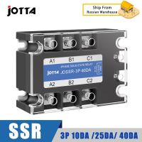 3เฟส10A 25A 40A 60A 80A 100A 200A สามเฟส SSR 3-32V ควบคุม DC 24-480V AC สถานะของแข็งรีเลย์ SSR AC สาม DC-AC