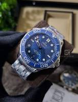 นาฬิกาผู้ชาย ระบบออโตเมติก กระจกแซฟไฟร์ รุ่นSeamaster หน้าปัดขนาด 42 mm