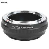 【Trusted】 ตัวแปลงวงแหวนกล้องอะแดปเตอร์เลนส์ FOTGA Konica-NEX สำหรับกล้อง NEX กล้องไร้กระจก DSLR Cam สีดำขายดี