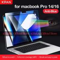 KPAN Laptop Screen film for Apple Pro 14 A2442 16 A2485 Anti-blue light Transparent HD 4K Film Anti-scratch