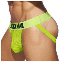 Jockmail ชุดชั้นในเกย์เซ็กซี่ผู้ชายตาข่าย Jockstrap String Homme Slip เซ็กซี่เร้าอารมณ์ Homens s และ G Strings Cueca เกย์บิกินี่