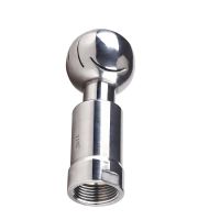 BSP1/2"-2" Inch SS304 Stainless Rotary Spray Ball Sanitary Female Thread CIP Tank Cleaning Head 360 Degree Coverage Wash Fittin Plumbing Valves