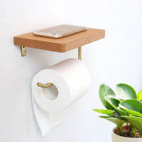 Nordic Luxury Paper Towel Rack Wooden Tissue Paper Storage Holder Toilet Roll Paper Holder Bathroom Organizer Tools Wall Decor