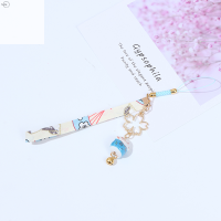 Cjing สายโทรศัพท์ lanyard Daisy Flower Cat Bell โทรศัพท์มือถือแขวนเชือกเสน่ห์ตกแต่ง