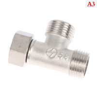 shounahe?Cheap? 1ชิ้นวาล์วไดเวอร์เตอร์ห้องน้ำ G1ทองแดง 2 T-Valve อุปกรณ์ฉีดโถสุขภัณฑ์ฝักบัว