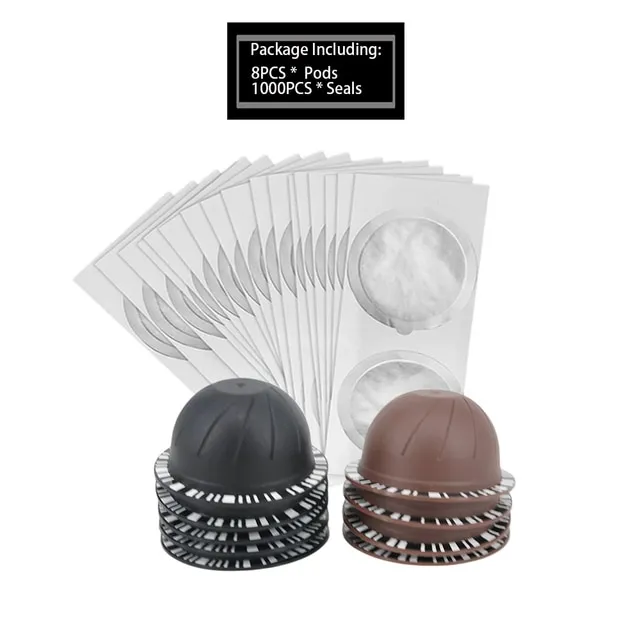 Disposable Refillable Capsules Pods Lids Aluminum Seals Stickers For