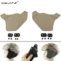 VULPO Tactical Airsoft Helmet Side Cover Ear Protection Cover Helmet Earmuffs For FAST MICH ACH Helmet Accessories