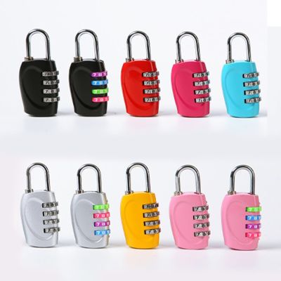 【YF】 Large Zinc Alloy 4-position Password Lock for Cabinet Gym Drawer Code Changeable Locks Travel Luggage Security Padlock