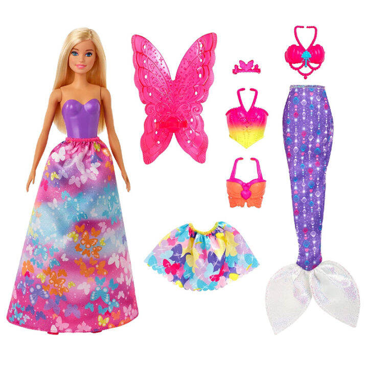 barbie-doll-original-brand-rainbow-lights-mermaid-color-change-birthday-present-toys-gift-boneca-18-inch-for-girls