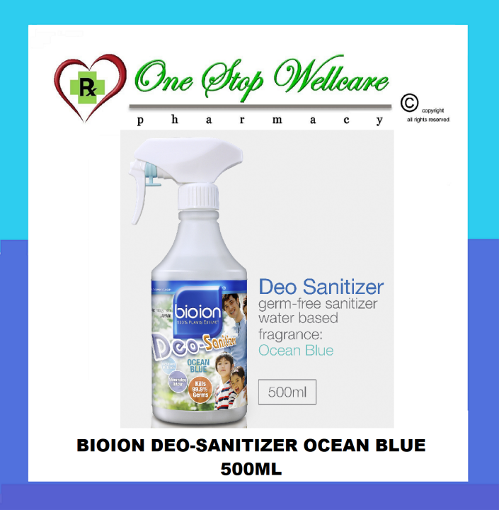 BIO ION DEO SANITIZER OCEAN BLUE 500ML (EXP: 12/2023) | Lazada