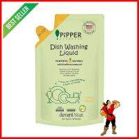 รีฟิล น้ำยาล้างจาน PIPPER กลิ่นซิตรัส 750 มล.DISHWASHING LIQUID REFILL PIPPER 750ML CITRUS **คุณภาพดี**