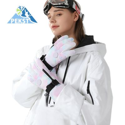 【LZ】卐  Luvas de neve touchscreen à prova dwindproof água à prova de vento luvas de esqui snowboard snowmobile inverno esportes aquecidos pesca da motocicleta