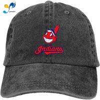 Plincally Chief Wahoo Fashion Casquette Baseball-Caps Black Cotton Adjustable Unisex Hat Gift