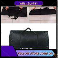 Wellsunny บ้านใหญ่พิเศษกระเป๋ากันน้ำสำหรับตั้งแคมป์กลางแจ้งเบาะเต็นท์สีดำ