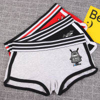 3 PCS ผู้หญิงชุดชั้นในนักมวย Pengkid กางเกงในสตรีสีเรียบ Les Cotton Tomboy Boyshorts