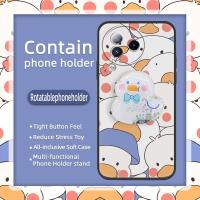 Kickstand Waterproof Phone Case For Xiaomi Civi3 armor case TPU Dirt-resistant Anti-dust Soft Case glisten Cartoon Cute