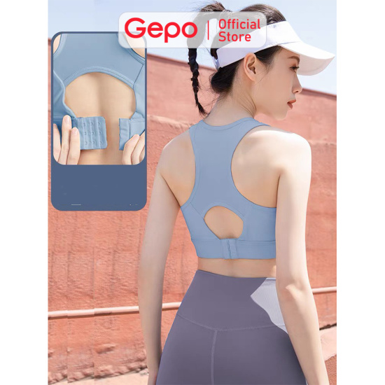Áo bra tập gym yoga cao cấp có mút ngực chống sốc gepo gp204 - ảnh sản phẩm 7