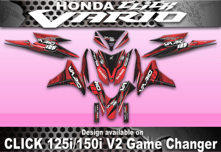 Honda Click 125 Decals VERSION 1 | Lazada PH