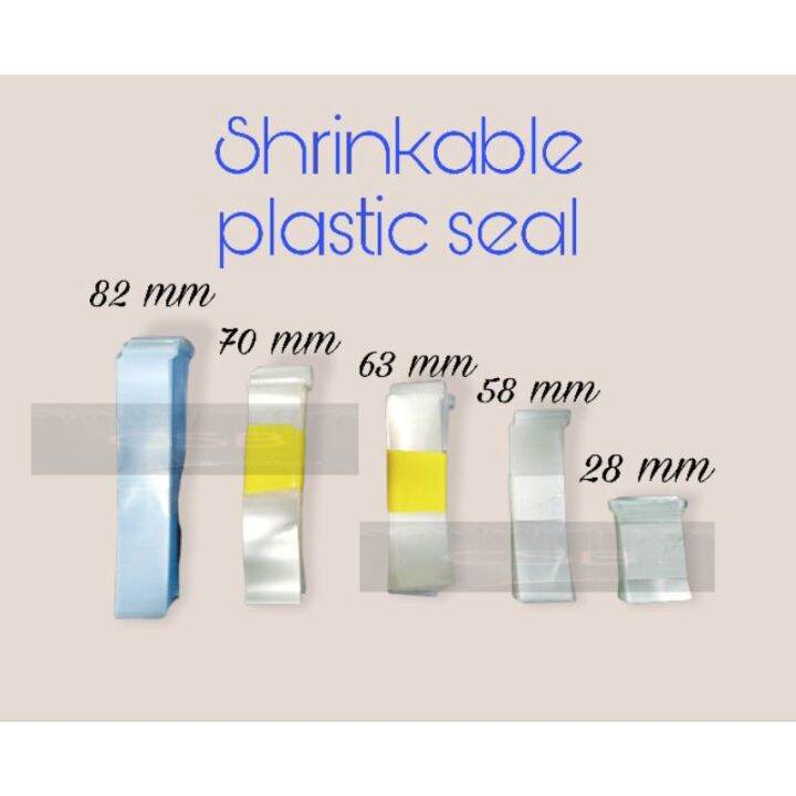 Plastic Cap Seal For Glass Jar And Plastic Bottle Cap seal / Shrinkable