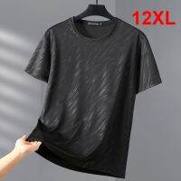 12XL เสื้อยืด10XL พลัสไซส์สำหรับผู้ชาย,เสื้อยืดแขนสั้นสุดเท่ใส่หน้าร้อนเสื้อยืดเสื้อเชิ้ตขนาดใหญ่เสื้อยืดลำลอง12XL