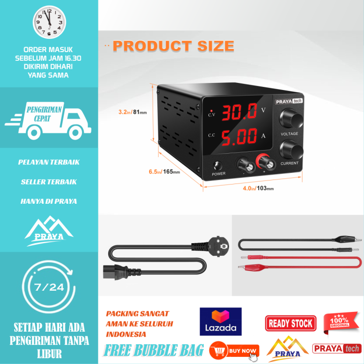 DC Power Supply Adjustable 30V 5A LED digital LAPTOP HP REPAIR SWITCH