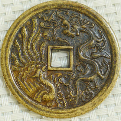 ของเก่าและเหรียญโบราณโบราณหายากเงินน่าเบื่อกว่าเงิน Zhou Yuan Tongbao เหรียญทองแดงห่อเก่า