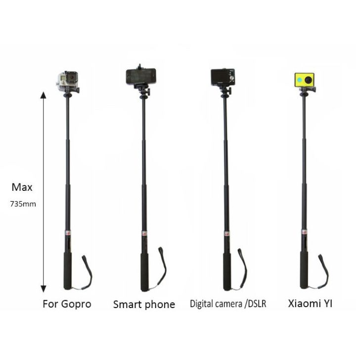 gopro-mobile-phone-camera-selfie-ไม้เซลฟี่-ยึดกล้อง-gopro-4k-action-camera-กล้องดิจิตอล-และมือถือ