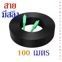 1Core ยาว 100 เมตร SC หัว-ท้าย {มีสลิง}