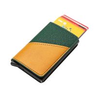 Custom Credit Card Holder Men Wallets Rfid Black Carbon Fiber Leather Minimalist Wallet Men Gift Personalized Carteira Masculina Wallets