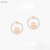 New Pure 925 Sterling Silver Jewelry For Women Stud Earrings Slide Stone Pendants Move Diamond Design Summer Luxury Brand