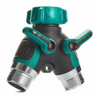 【CW】 Garden Watering Way Hose Splitters Metal Distributor Outdoor And Faucet