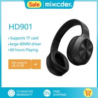 Mixcder หูฟังชุดหูฟังไร้สาย HD901หูฟังบลูทูธพร้อมบัตร TF สำหรับโทรศัพท์เพลงปรับได้พับได้หูฟัง