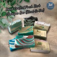 RePlanetMe Hand-Crafted Fresh Herb Head-To-Toe Shampoo Bar สบู่แชมพูก้อนสมุนไพรสด (100 g)