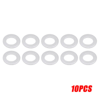 10pcs Oil Drain Plug Crush Washer Gaskets for Honda Acura 94109-14000 Silver Aluminum High Quality Gadget Car Accessories