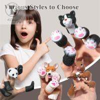 Alnovelty ของเล่นรูปกระรอก Boneka Jari Tangan รูปสัตว์รูปของเล่นเพื่อการศึกษาซักได้สำหรับเด็กทารกตุ๊กตามือสัตว์ตุ๊กตานิ้วมือตุ๊กตานิ้วมืออุปกรณ์ประกอบฉาก