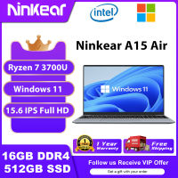 Ningear A15 Air แล็ปท็อป15.6นิ้ว IPS FHD AMD Ryzen 7 3700U 20GB DDR4 RAM 512GB SSD ธุรกิจสำนักงาน Gaming Notebook Windows 11