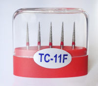 15ชิ้นทันตกรรมเพชร Burs TC-11F เจาะ DIA-BURS สำหรับความเร็วสูง Handpiece MediuJm FG 1.6เมตรทันตแพทย์ Lab วัสดุ