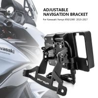 Motorcycle Stand Holder Phone Mobile Phone GPS Navigation Plate Bracket For Kawasaki Versys 650 Versys 1000 2015 2016 2017