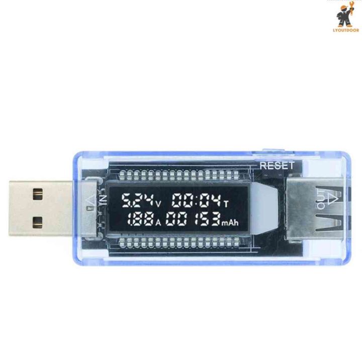 ร้อน-เครื่องทดสอบแรงดันไฟฟ้า-usb-ดิจิตอลเครื่องชาร์จโทรศัพท์เครื่องตรวจจับความจุไฟฟ้า