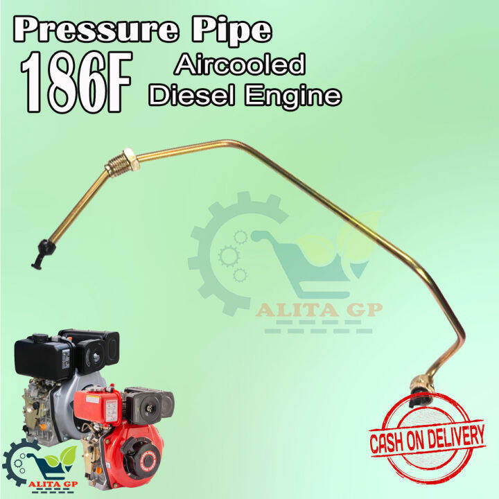 Fuel Injection Pipe, Pressure Pipe 178F 7hp 186F 10hp Aircooled Diesel