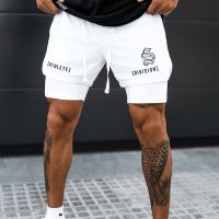 （Ready Stock）? 2023 Years Mens Summer New Beach Shorts Fashion Woven Sports Quick-Drying Double-Layer Shorts YY