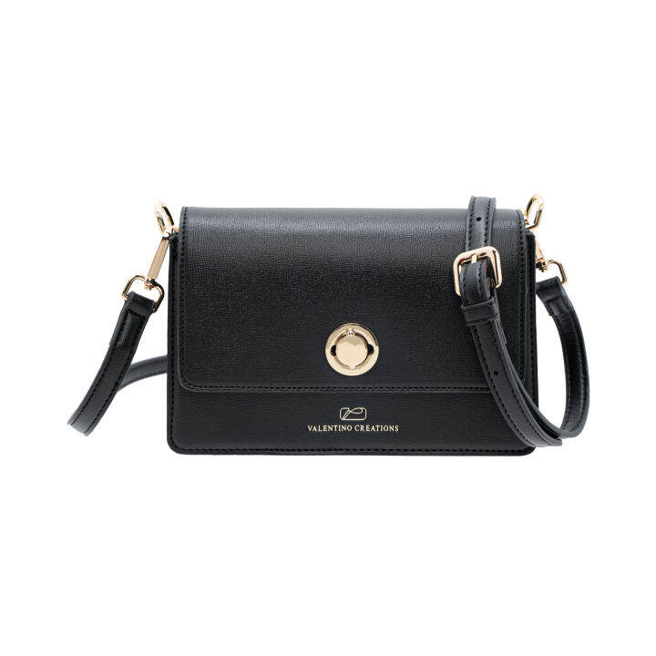 Valentino black sling online bag