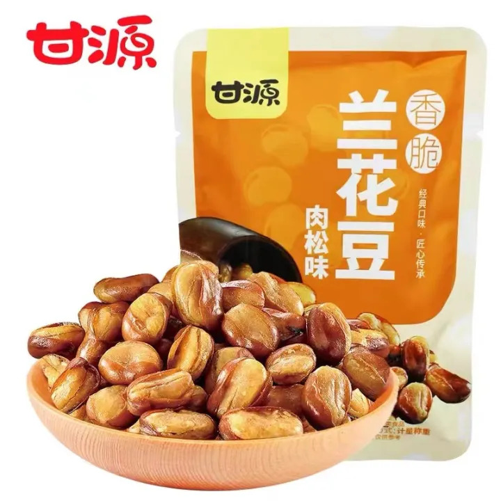 Gan Yuan Horsebean Pork Floss Flavor 32g 甘源肉松味兰花豆 Lazada PH