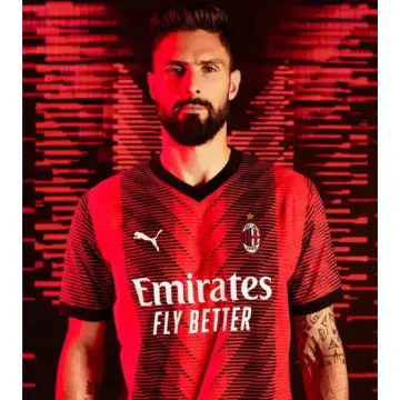 Puma AC Milan Home Shirt 2023 2024 Adults