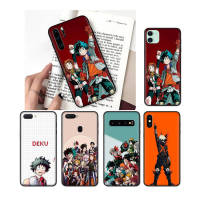 NO69 My Hero Academia Protective เคสโทรศัพท์ หรับ Xiaomi Redmi Note 9 8 10A 9C 8A 9S 7 9T 6A 7A 9A 8T Prime Pro NFC Power Max ซิลิโคน ปก