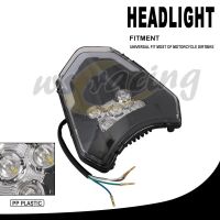 ▫ Motorcycle Universal Headlight Head Light Headlamp Lamp For KTM SX SXF EXC EXC-F XC XCW XC-W XCFW 125 150 200 250 350 400 450