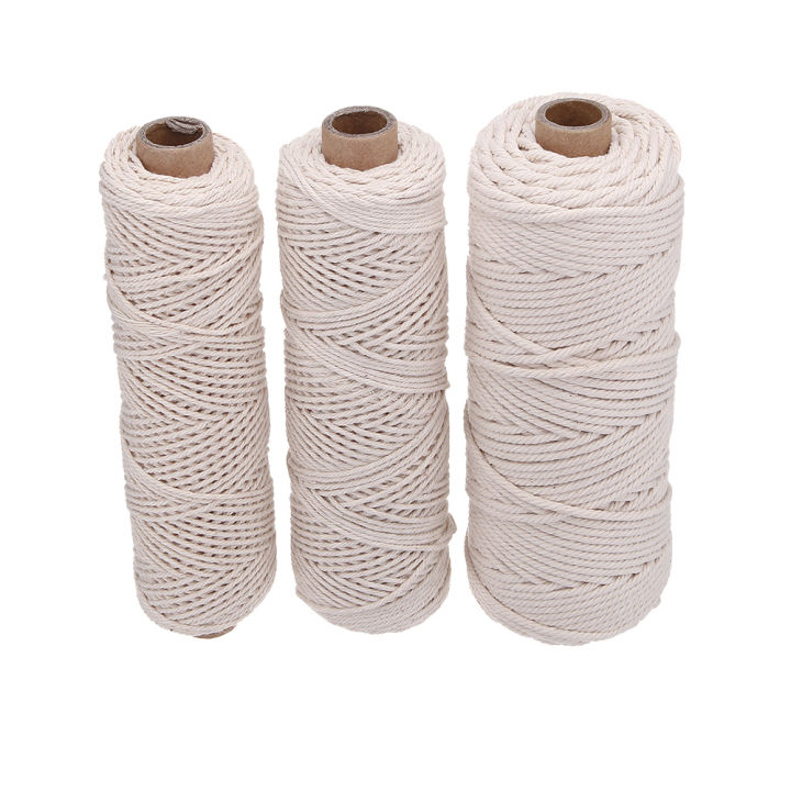  100% Cotton String 1mm 2mm 3mm Handmade Tying Thread