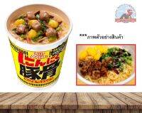 Nissin Cup Noodle  garlic pork   นิสชินมาม่าคัฟรสหมูกระเทียม  日清食品 カップヌードル にんにく豚骨味