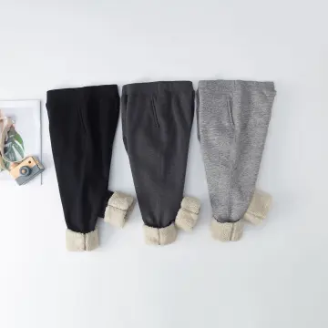 Thicken Velvet Thermal Cotton Pants For Children Girls Autumn